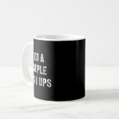 I Do A Couple Push Work Out Gift Kaffeetasse (Vorderseite Links)