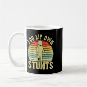 I Do All My Own Stunts - Get Well Gift Funny Injur Kaffeetasse (Links)