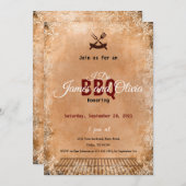 I Do BBQ Invitation, Couples Shower Engagement  Einladung (Vorne/Hinten)