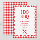 I Do BBQ Wedding Barbecue Invitation Einladung (Vorne/Hinten)