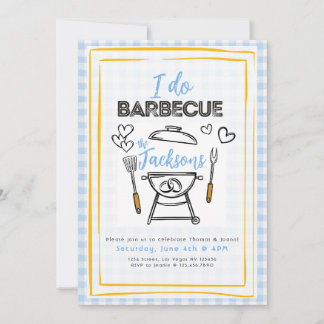 I Do BBQ Wedding or Engagement Party Invite Einladung