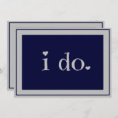 i do - Brauch Einladung (Vorne/Hinten)