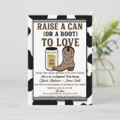 "I Do Brew" Western-Partnerin Einladung (Stehend Vorderseite)