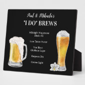 I Do BREWS ・ PERSONALISIEREN Sie diesen Signature  Fotoplatte (Seite)