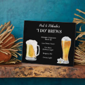 I Do BREWS ・ PERSONALISIEREN Sie diesen Signature  Fotoplatte (Seite)