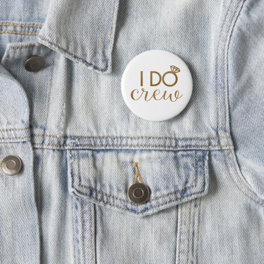 I Do Crew - Bachelorette Party - Bridesmaid Button (Beispiel)