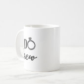 I Do Crew, Bachelorette Party, Matching, Group Bri Kaffeetasse (Vorderseite Links)
