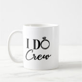 I Do Crew, Bachelorette Party, Matching, Group Bri Kaffeetasse (Links)