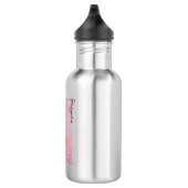 I Do Crew Bride Photo Stainless Steel Water Bottle Edelstahlflasche (Rechts)