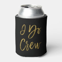 I Do Crew Imitate Gold Foil Bachelortte Party