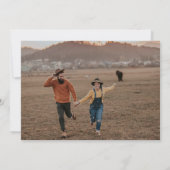 I Do GRILLEN Blush Brown 2 Foto Einfache Script Du Einladung (Rückseite)