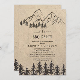 "I Do"-GRILLEN-Engagement-Partei für den Waldelber Einladung