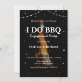 I Do GRILLEN - GRILLEN Night Paares Engagement Par Einladung (Vorderseite)