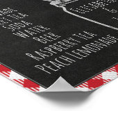 I Do GRILLEN Party Drinks & Beverage Bar-Zeichen Poster (Ecke)