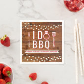 I Do GRILLEN Rustic Engagement Party Paare Dusche Serviette (Beispiel)