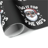 I Do It For The Hos Christmas African American Geschenkpapier (Rolleneckpunkt)