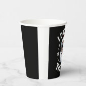 I Do It For The Hos Christmas African American  Pappbecher (Rechts)