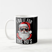 I Do It For The Santa Ugly Christmas Sweater  Kaffeetasse (Links)