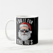 I Do It For The Santa Ugly Christmas Sweater Kaffeetasse (Links)