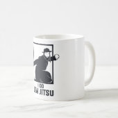 I Do Jew Jitsu I Funny Jui Jutsu Kaffeetasse (VorderseiteRechts)