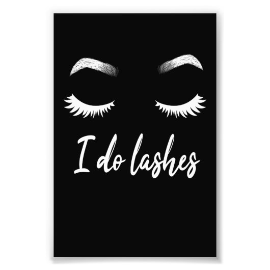 I Do Lashes Makeup Lashes Cosmetics Fotodruck (Vorne)