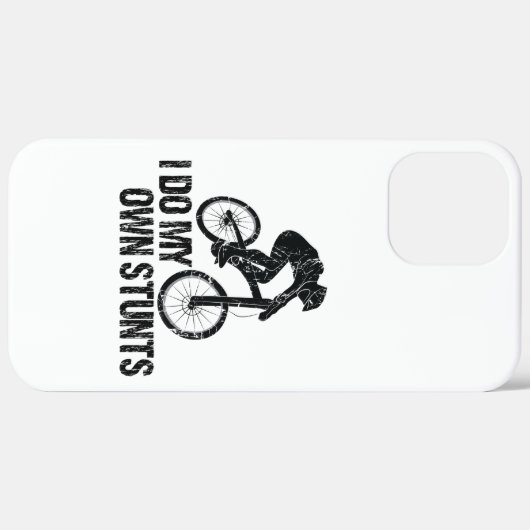 I Do My Own Stunts Downhill Biking Funny Case-Mate iPhone Hülle (Hinten (horizontal))
