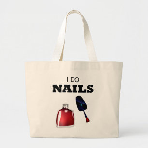 I Do Nails (Nageltechniker) Jumbo Stoffbeutel