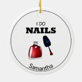 I Do Nails (Nageltechniker) Keramikornament (Hinten)