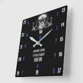 I DO NOT CURSE  I SPEAK FLUENT SAILOR QUADRATISCHE WANDUHR (Winkel)