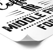 I Do Not Have Enough Coffee Or Middle Fingers For Poster (Ecke)