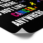 I Do Not Like Cancer There Outfits Uni-adults Canc Poster (Ecke)