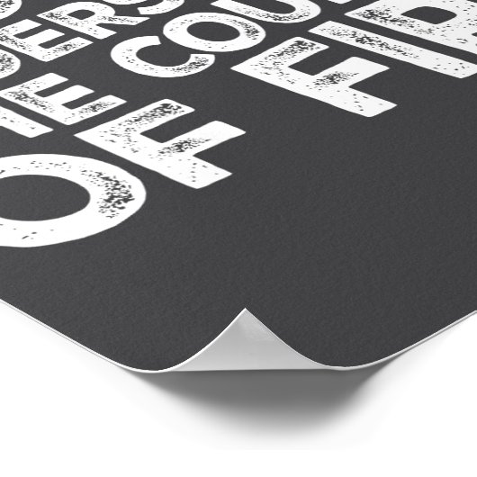 I Do Not Understand The Course Of Fire Funny Gun R Poster (Ecke)