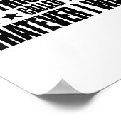 I Do This Thing Called Whatever I Want Poster (Ecke)