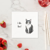 I Do too (Cat) Cocktail Napkins Serviette (Beispiel)