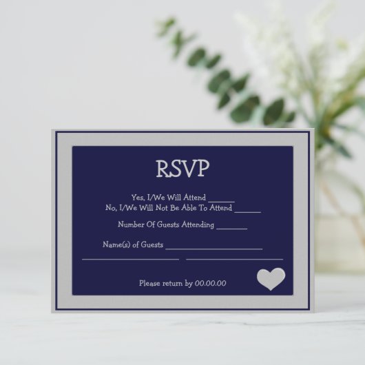 i do uAwg - Brauch RSVP Karte (Stehend Vorderseite)