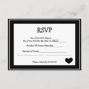 i do uAwg RSVP Karte
