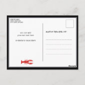 I DO Verlobung Crawfish Boil Party Einladung Postkarte (Rückseite)