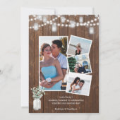 I DO Verlobung Elegant Eukalyptus Grüne GRILLEN Einladung (Rückseite)