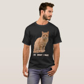 I Do W I Woll Orange Tabby Cat T-Shirt (Vorne ganz)