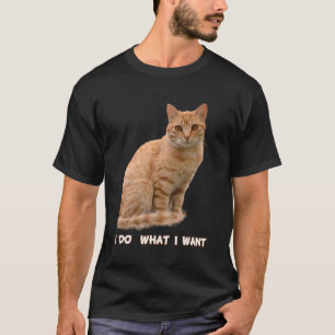 I Do W I Woll Orange Tabby Cat T-Shirt
