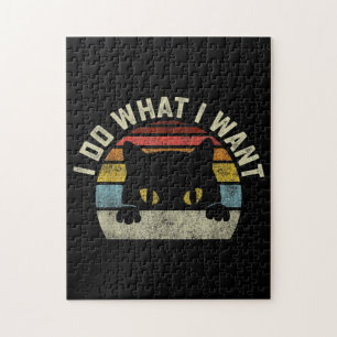 I Do What I Want Cat Puzzle