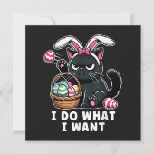 i do what i want Easter Cat (Vorderseite)