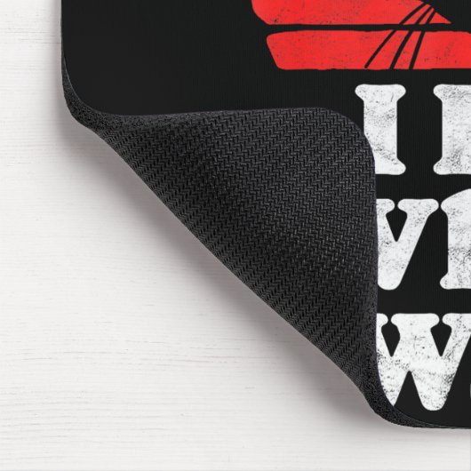 I Do What Want Cool Funny Cat & Retro Sungles Mousepad (Ecke)