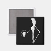 I Don’t Like This Rock Marcus The Worm Funny Meme Magnet (Vorderseite/Rückseite)