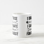 I Don’t Rise and Shine I Caffeinate – Funny Coffee Kaffeetasse (Mittel)