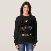 I Don t Speak Much Brilliant Proud Autism Autistic Sweatshirt (Vorne ganz)