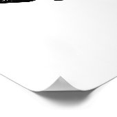 I Donno schlägt mich lustiger Trommelpuff Poster (Ecke)