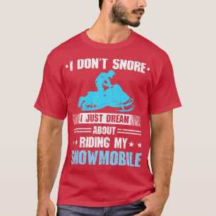 I Donore Men Snowmobile T-Shirt