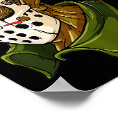 I Dont Always Ch Ch Ch Lazy Halloween Costume Horr Poster (Ecke)