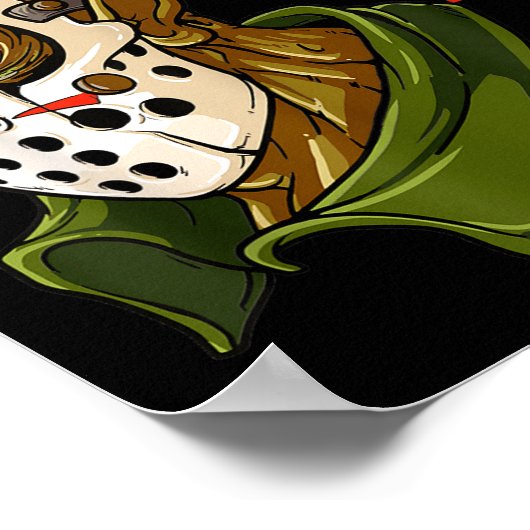 I Dont Always Ch Ch Ch Lazy Halloween Costume Horr Poster (Ecke)